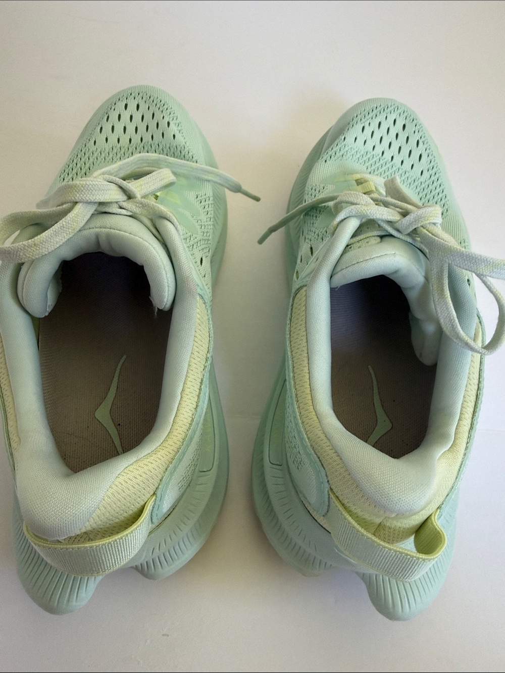 HOKA Kawana 2 Women’s Running Shoes Mint Green Size 7 Athletic Walking - Picture 8 of 12
